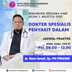 Read more about the article Dokter Spesialis Penyakit Dalam RSUD Panti Nugroho