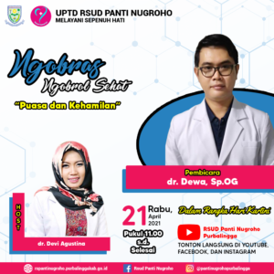 Read more about the article Ngobras – “Puasa dan Kehamilan” bersama dr. Dewa, Sp.OG