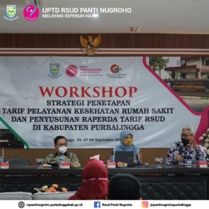 Read more about the article Workshop Kolaborasi RSUD dr R Goeteng Taroenadibrata dan RSUD Panti Nugroho Hari Pertama