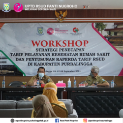 Read more about the article Workshop Kolaborasi RSUD dr R Goeteng Taroenadibrata dan RSUD Panti Nugroho Hari Kedua